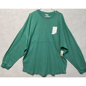 Indiana Shirt Womens 2XL Seafoam Long Sleeve Spirit Jersey Royce Brand 1816